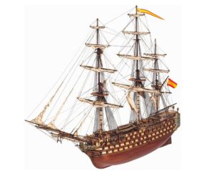 maqueta barco santísima trinidad