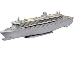 maqueta del barco queen mary 2