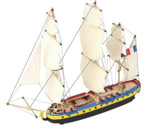 Maqueta de Barco en Madera - Easy Kit Fragata Francesa, Hermione La Fayette -