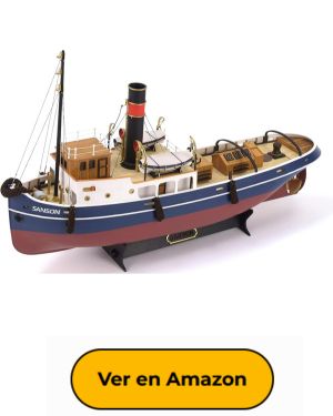 Maqueta de Barco en Madera – Remolcaldor de Altura, Sanson - Modelo 20415, Escala 1 50 - Maquetas para Montar - Nivel Medio