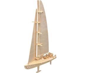 Yate de Vela de artesanía en Madera Kit de construcción