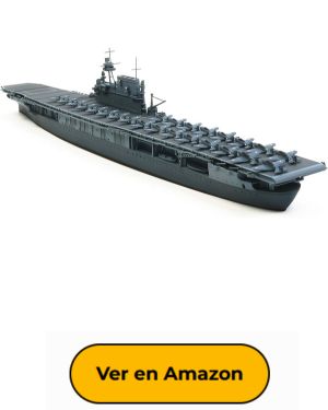 Tamiya 300031712 - Maqueta del portaaviones USS Yorktown CV-5 (Escala 1_700)